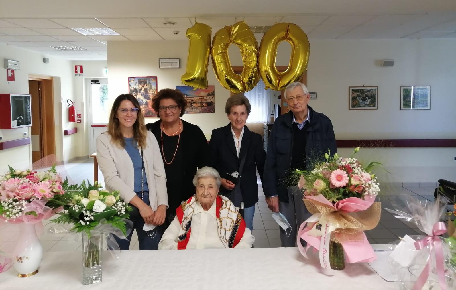 Rita Pierobon spegne le 100 candeline, oggi la festa in casa di riposo
